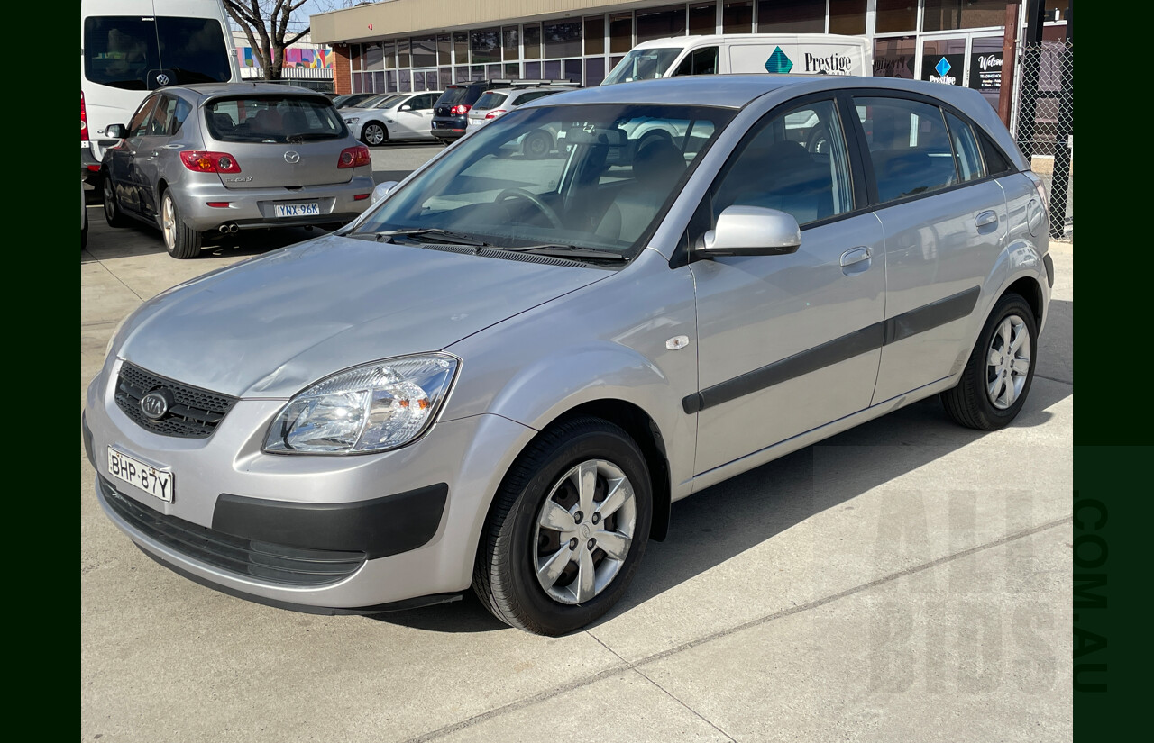 7/2008 Kia RIO LX JB 5d Hatchback Silver 1.4L
