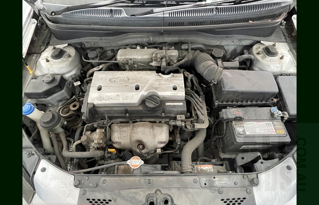 7/2008 Kia RIO LX JB 5d Hatchback Silver 1.4L
