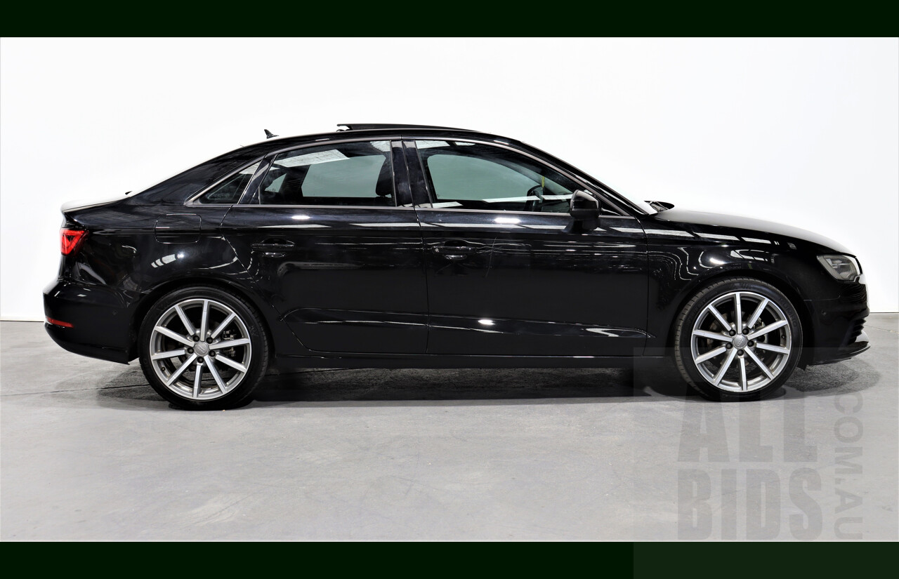 1/2016 Audi A3 1.4 TFSI 8V MY16 4d Sedan Black 1.4L