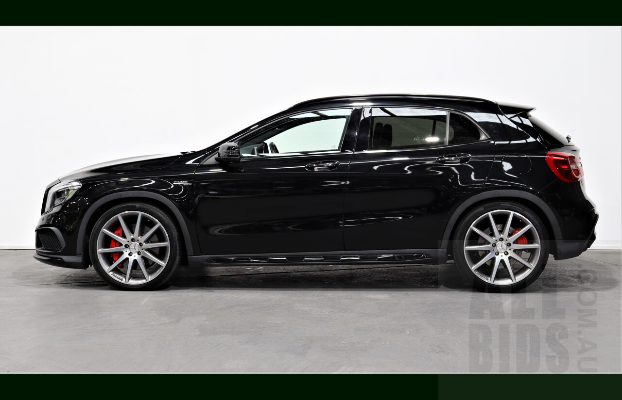 11/2015 Mercedes-Benz GLA 45 AMG 4matic X156 MY15 4d Wagon Black 2.0L Turbo