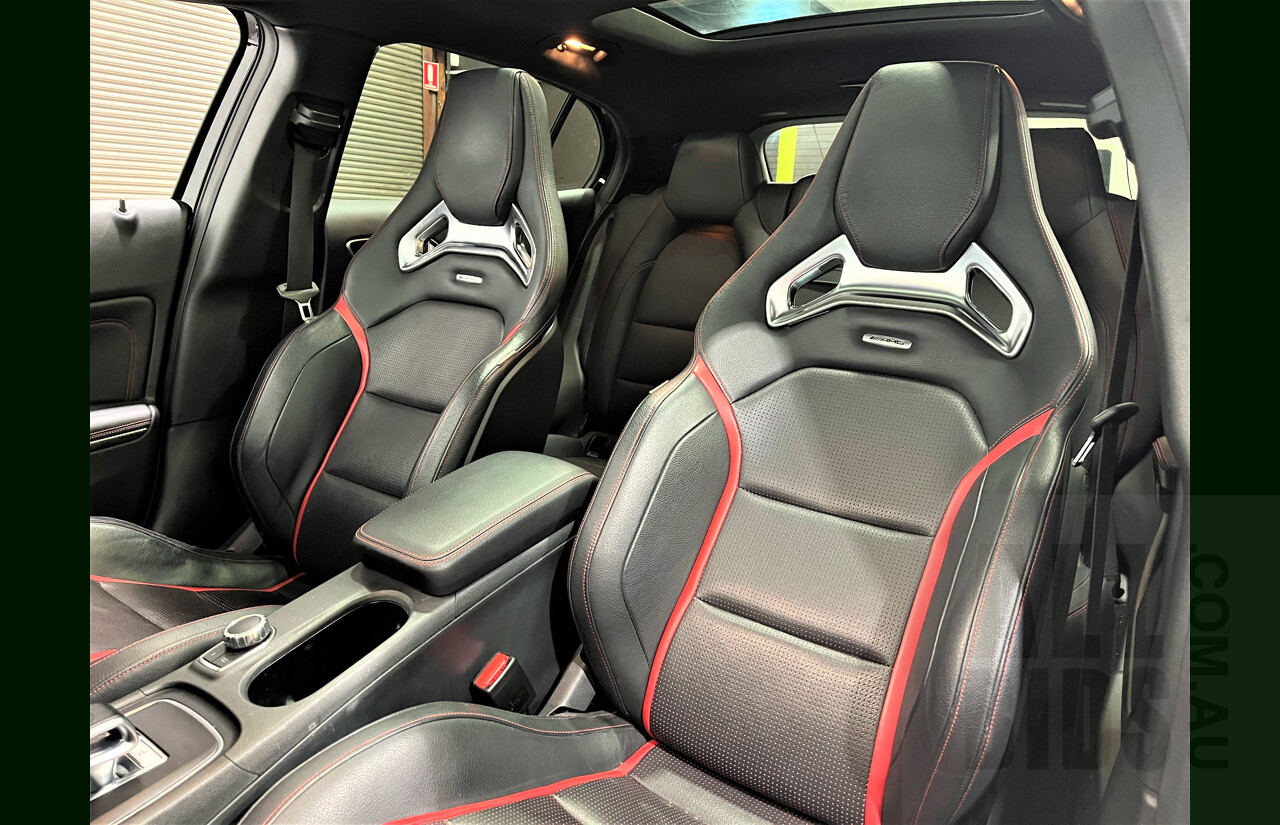 11/2015 Mercedes-Benz GLA 45 AMG 4matic X156 MY15 4d Wagon Black 2.0L Turbo
