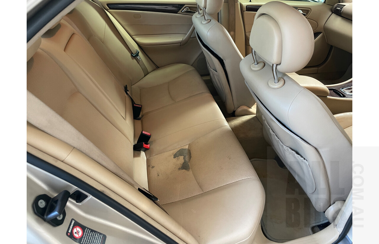 1/2002 Mercedes-Benz C220 CDI Elegance W203 4d Sedan Gold 2.1L