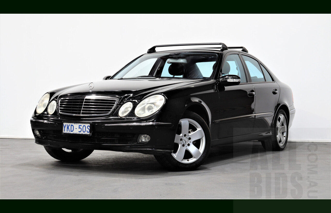 1/2005 Mercedes-Benz E500 Avantgarde W211 4d Sedan Black 5.0L V8