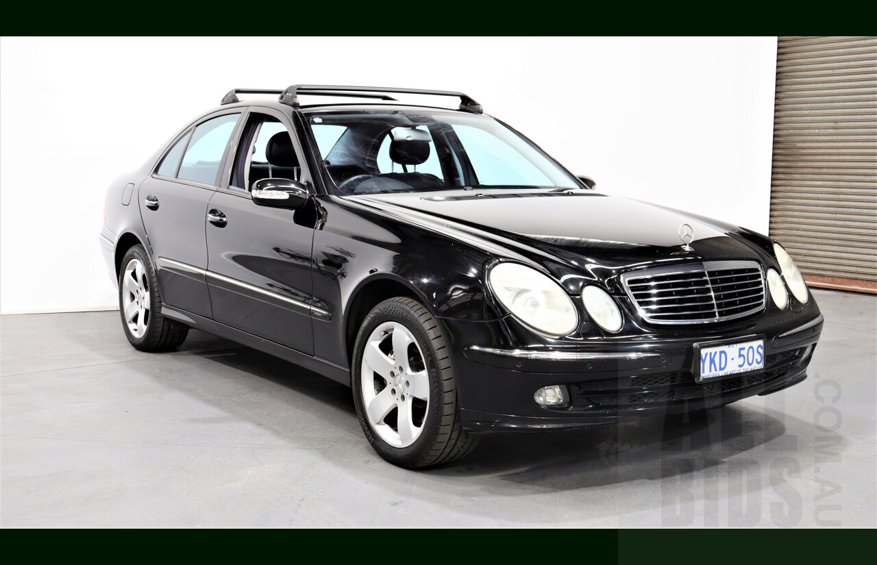 1/2005 Mercedes-Benz E500 Avantgarde W211 4d Sedan Black 5.0L V8