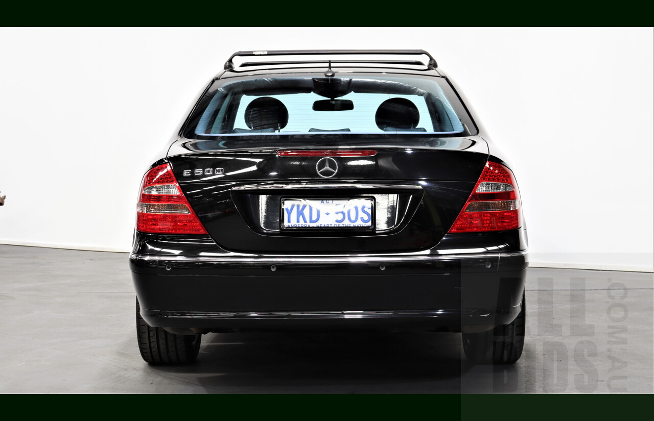 1/2005 Mercedes-Benz E500 Avantgarde W211 4d Sedan Black 5.0L V8
