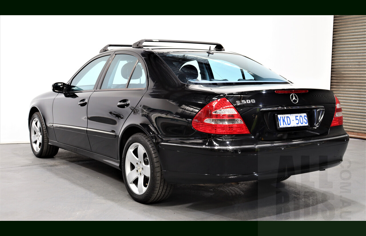 1/2005 Mercedes-Benz E500 Avantgarde W211 4d Sedan Black 5.0L V8