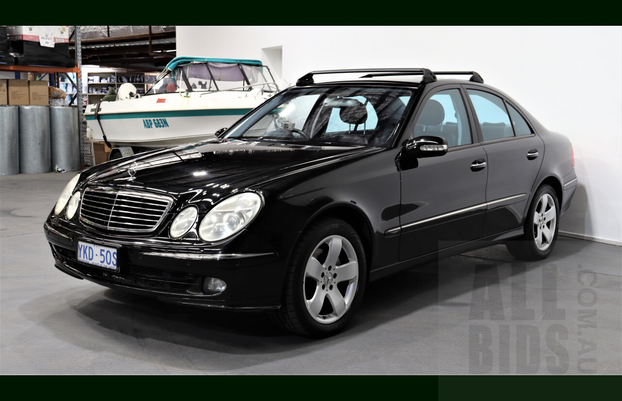 1/2005 Mercedes-Benz E500 Avantgarde W211 4d Sedan Black 5.0L V8