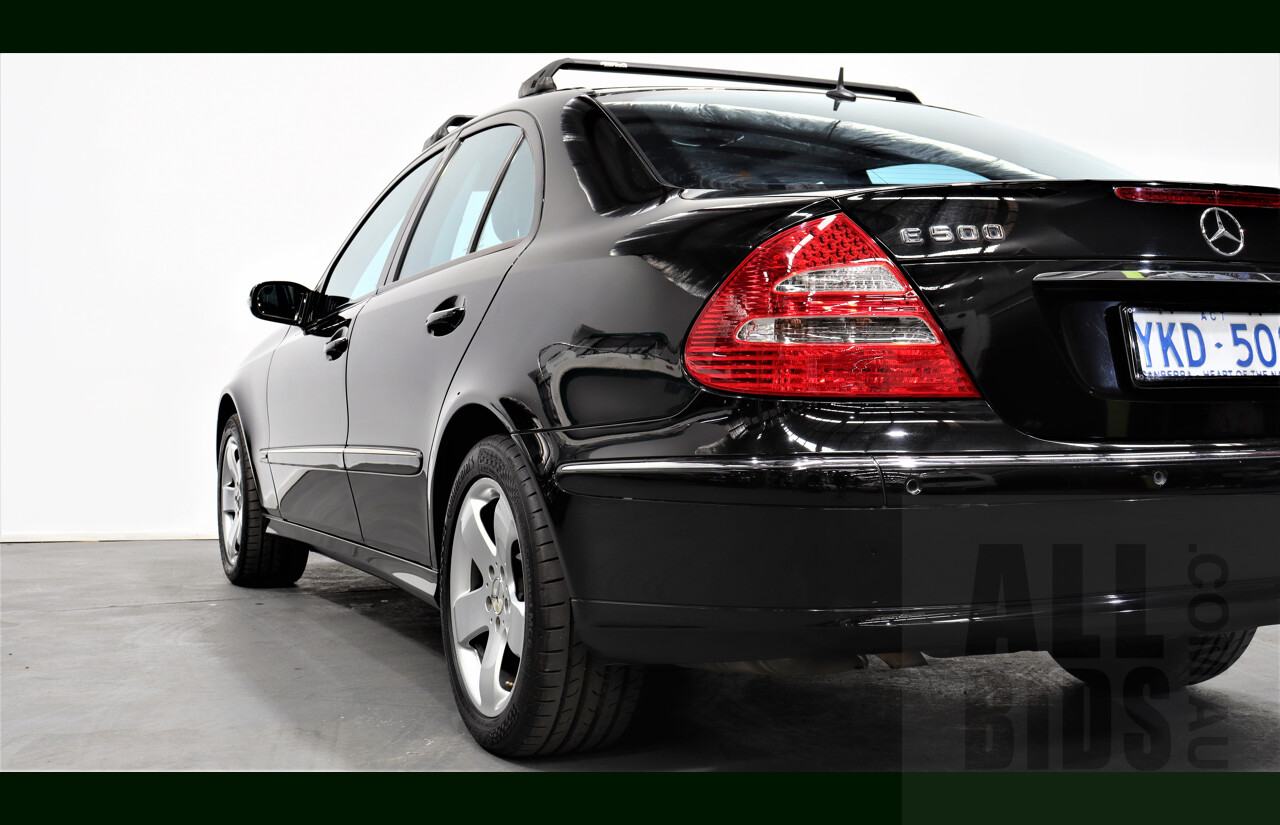1/2005 Mercedes-Benz E500 Avantgarde W211 4d Sedan Black 5.0L V8