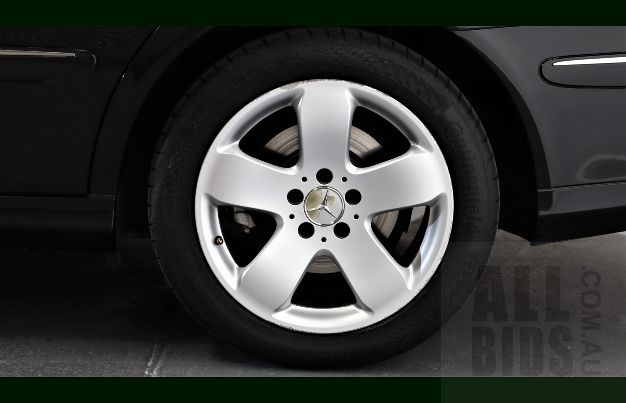 1/2005 Mercedes-Benz E500 Avantgarde W211 4d Sedan Black 5.0L V8