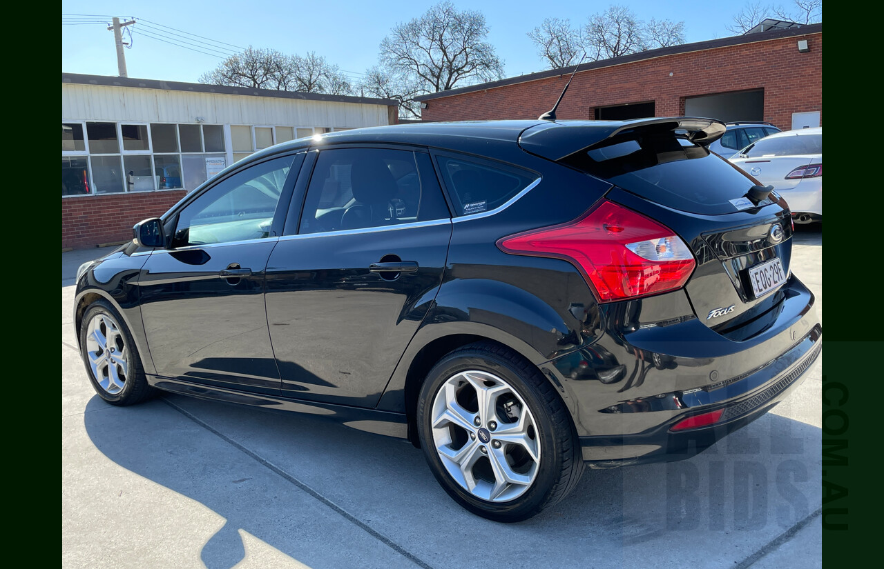 8/2013 Ford Focus Sport LW MK2 5d Hatchback Black 2.0L