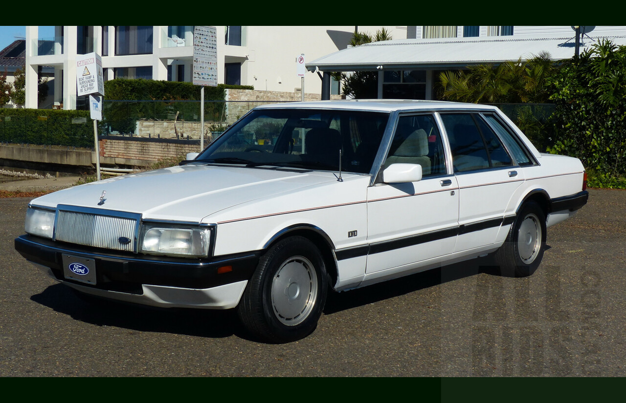 9/1987 Ford LTD FE 4d Sedan White Auto EFI 4.0L
