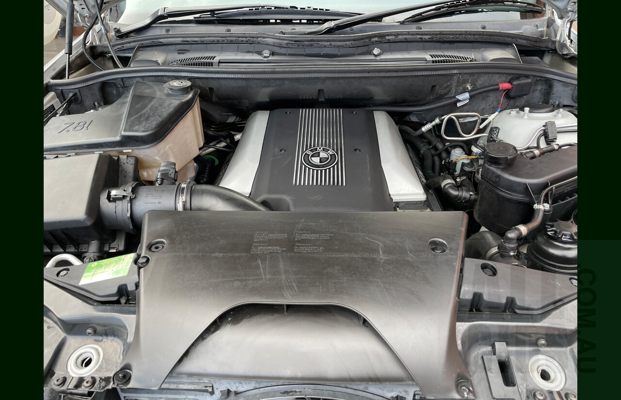 8/2001 Bmw X5 4.4i E53 4d Wagon Silver 4.4L