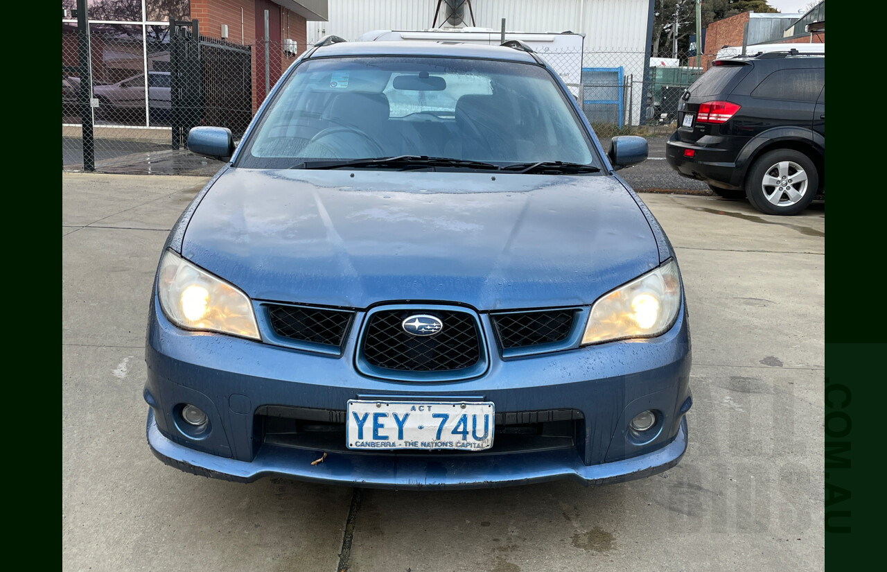 4/2007 Subaru Impreza 2.0i (awd) MY07 5d Hatchback Blue 2.0L