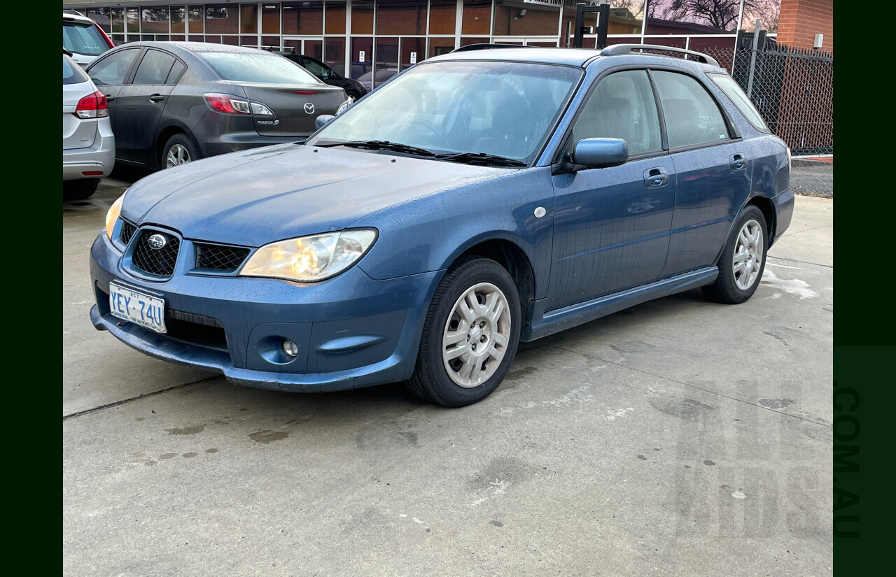 4/2007 Subaru Impreza 2.0i (awd) MY07 5d Hatchback Blue 2.0L