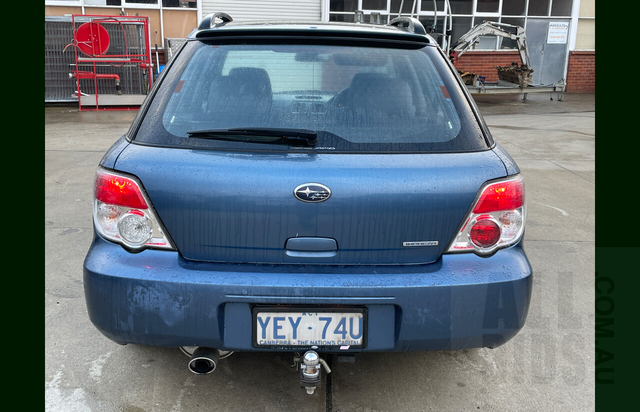 4/2007 Subaru Impreza 2.0i (awd) MY07 5d Hatchback Blue 2.0L