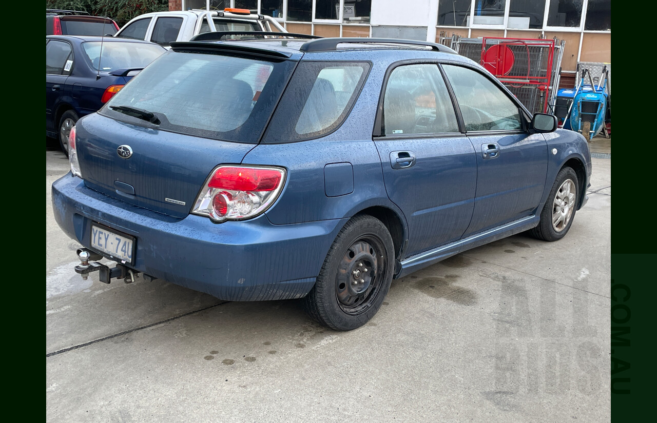 4/2007 Subaru Impreza 2.0i (awd) MY07 5d Hatchback Blue 2.0L