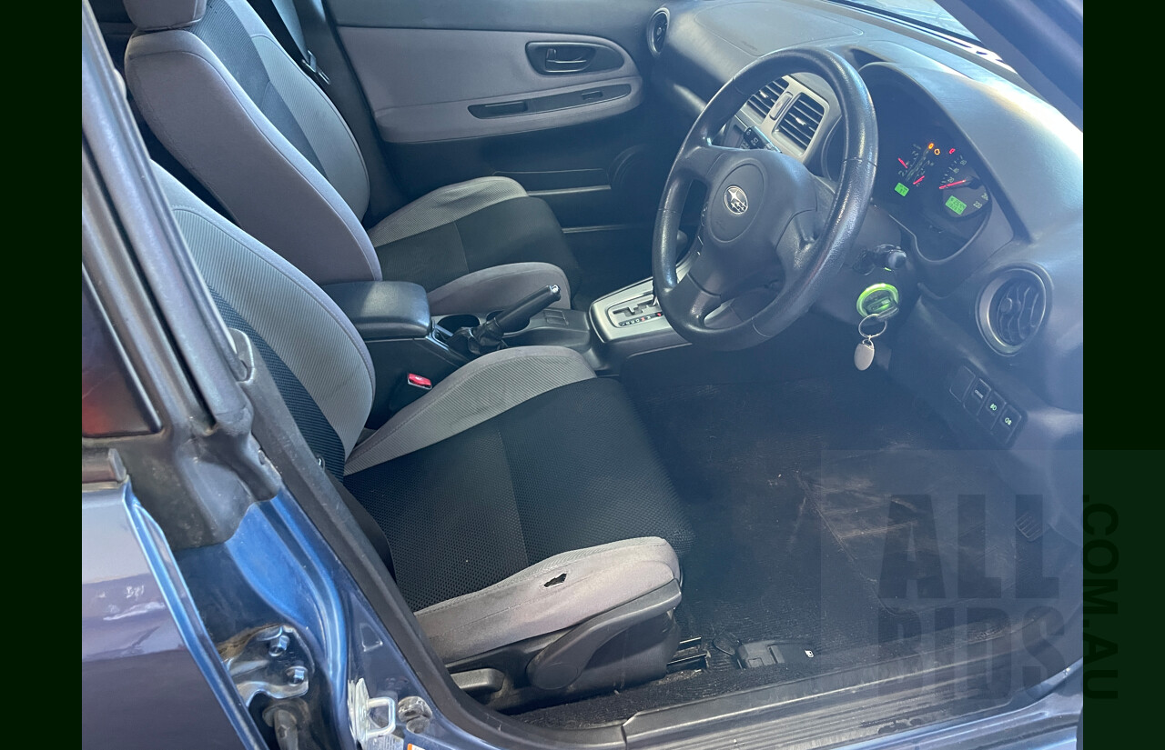 4/2007 Subaru Impreza 2.0i (awd) MY07 5d Hatchback Blue 2.0L