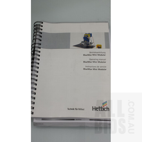 Hettich Blue Max Mini Modular Drilling and Insertion Machine