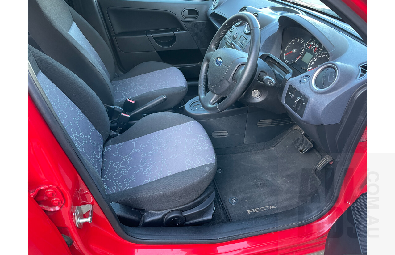 12/2007 Ford Fiesta LX WQ 5d Hatchback Red 1.6L
