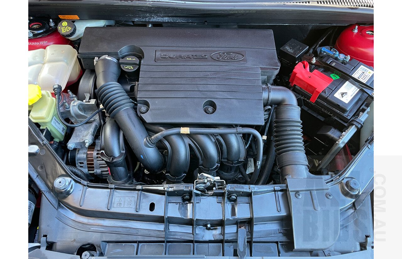 12/2007 Ford Fiesta LX WQ 5d Hatchback Red 1.6L