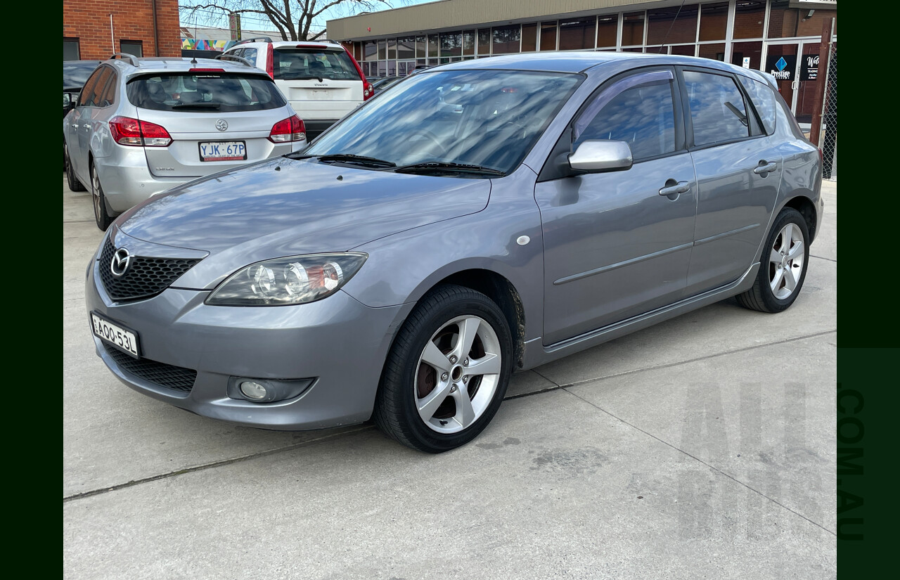 5/2004 Mazda Mazda3 MAXX Sport BK 5d Hatchback Grey 2.0L