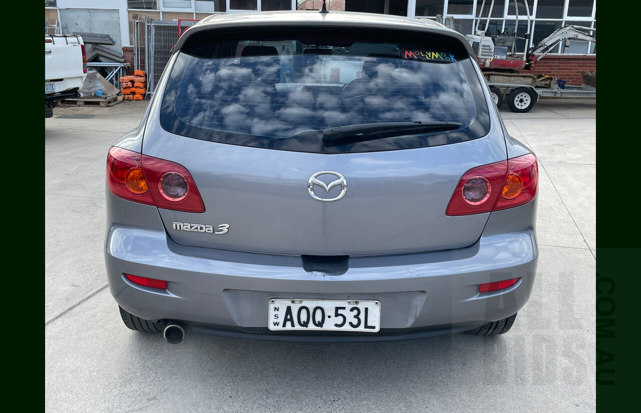 5/2004 Mazda Mazda3 MAXX Sport BK 5d Hatchback Grey 2.0L