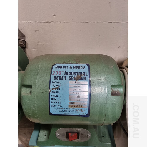 Abbott and Ashby 200 Bench Grinder