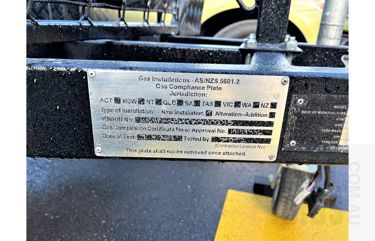 2019 Mars Campers Trailers Spirit HT Off-Road Camper Trailer - Rego: TR21QD (NSW) - Vin number: SKYFXSPHTKS000015