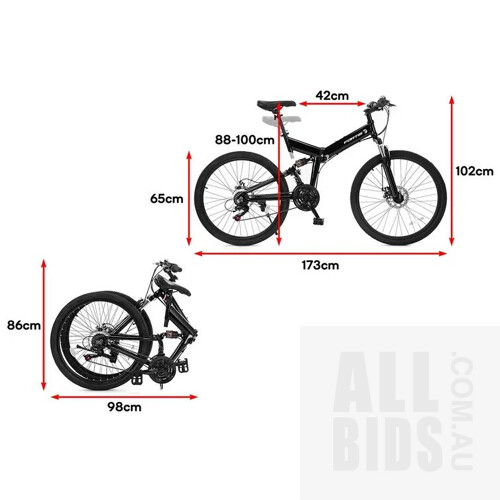 Fortis 26 Foldable Mountain Bike- ORP $189.00