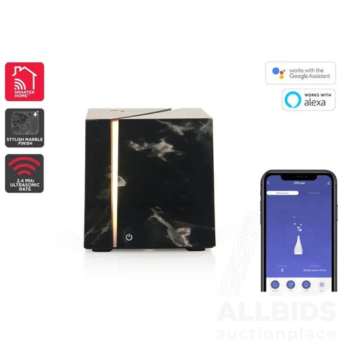 Assortment of Electronics Including Kogan Air Purifier, Smart Aroma Diffuser, Electric Insect Killer, and Motion Sensor LED Flood Light - Lot of 4  - Total ORP $257.98