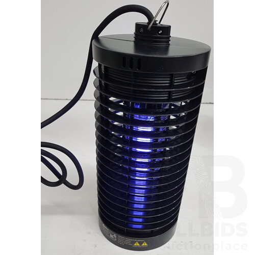 Assortment of Electronics Including Kogan Air Purifier, Smart Aroma Diffuser, Electric Insect Killer, and Motion Sensor LED Flood Light - Lot of 4  - Total ORP $257.98