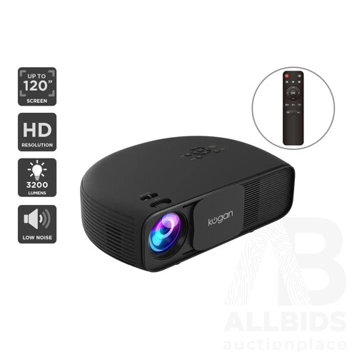 Kogan 3200 Lumens HD Projector - ORP $198.00
