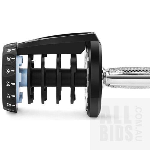 Fortis 40kg Smart Adjustable Weights Dumbbell in Original Box - ORP $259