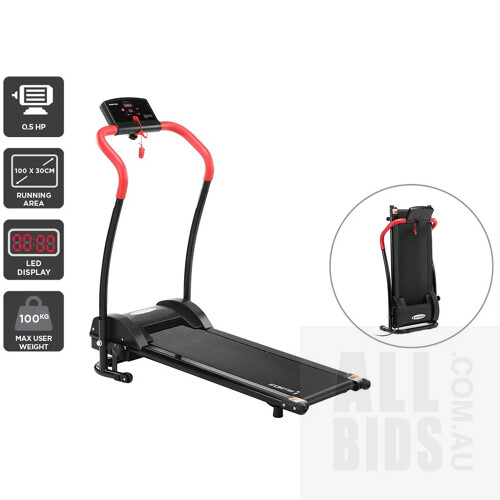 Fortis 300mm Belt Electric Foldable Treadmill - ORP $219
