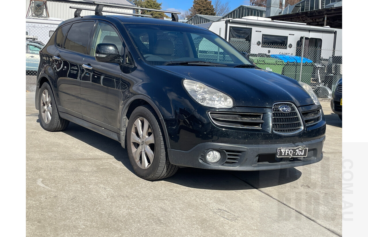 11/2007 Subaru Tribeca 3.0R Premium (7 Seat) MY07 4d Wagon Black 3.0L