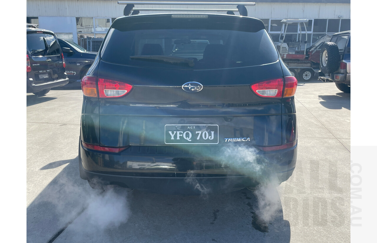 11/2007 Subaru Tribeca 3.0R Premium (7 Seat) MY07 4d Wagon Black 3.0L
