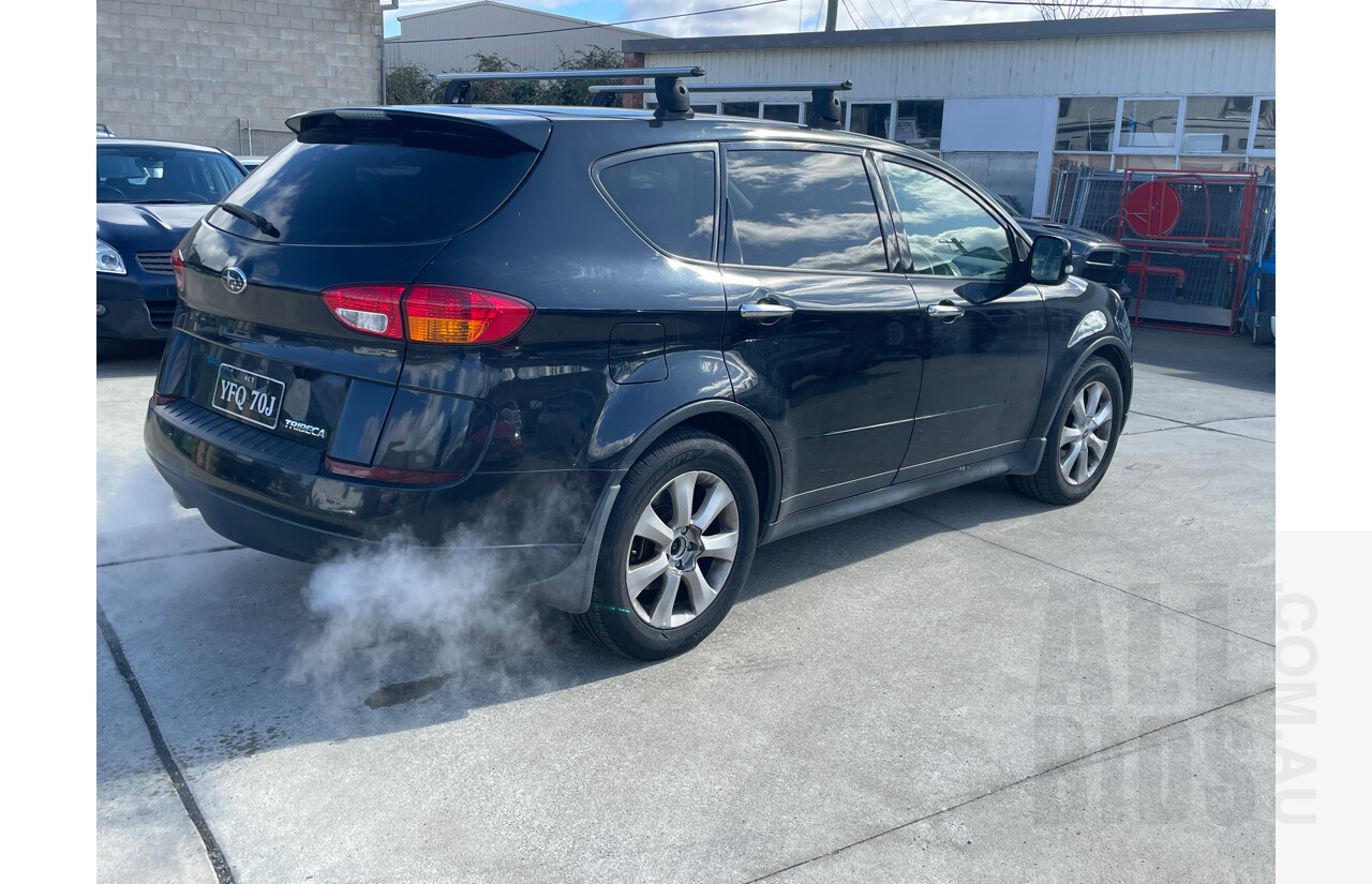 11/2007 Subaru Tribeca 3.0R Premium (7 Seat) MY07 4d Wagon Black 3.0L