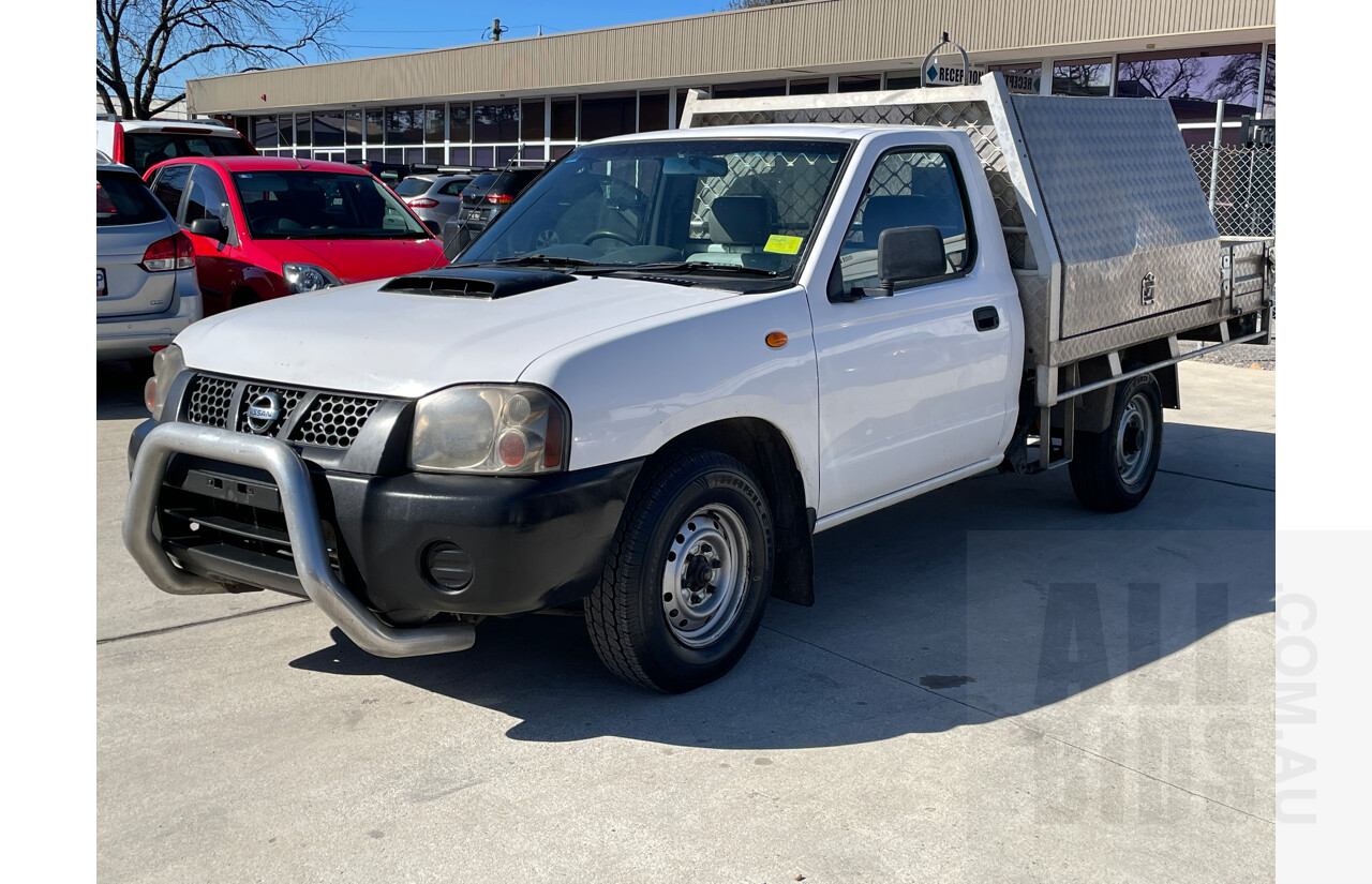 6/2009 Nissan Navara DX (4x2) D22 MY08 C/Chas White 2.5L