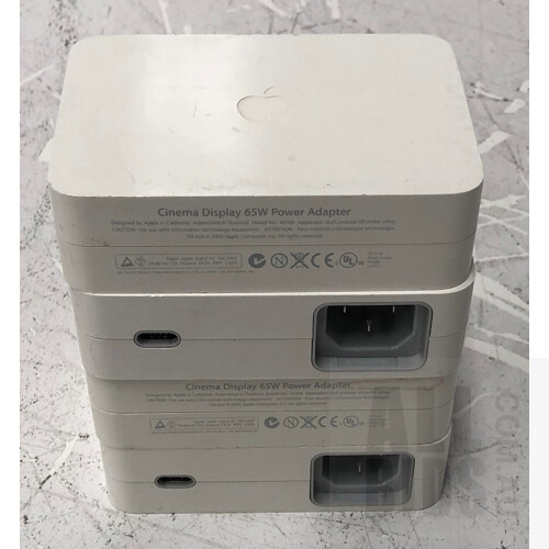 Apple (A1096) Cinema Display 65W Power Adapter - Lot of Four