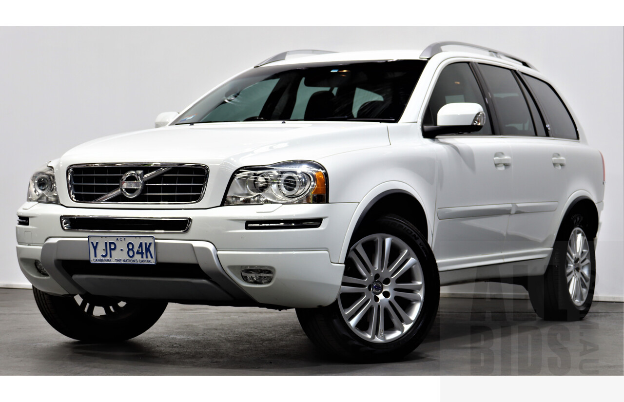 4/2013 Volvo XC90 D5 Executive MY12 4d Wagon White 2.4L