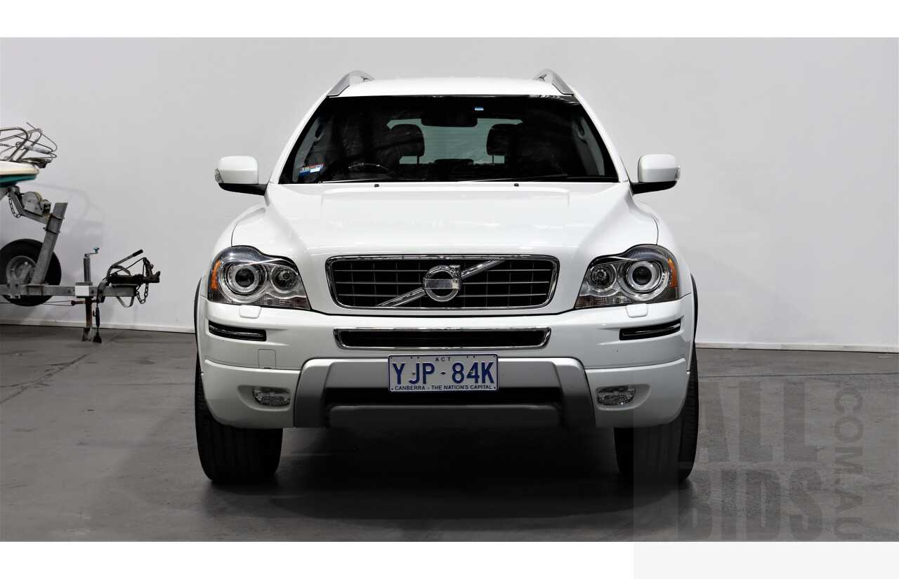 4/2013 Volvo XC90 D5 Executive MY12 4d Wagon White 2.4L