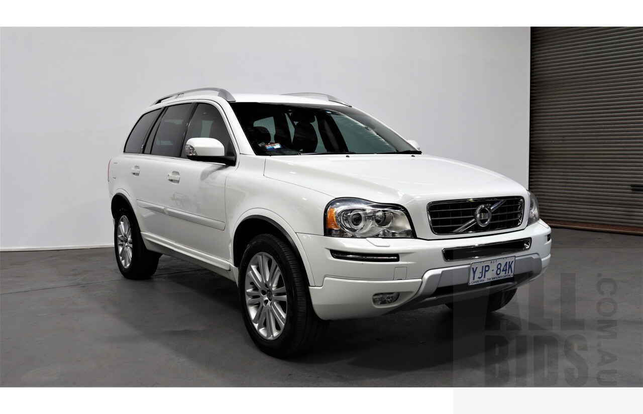 4/2013 Volvo XC90 D5 Executive MY12 4d Wagon White 2.4L