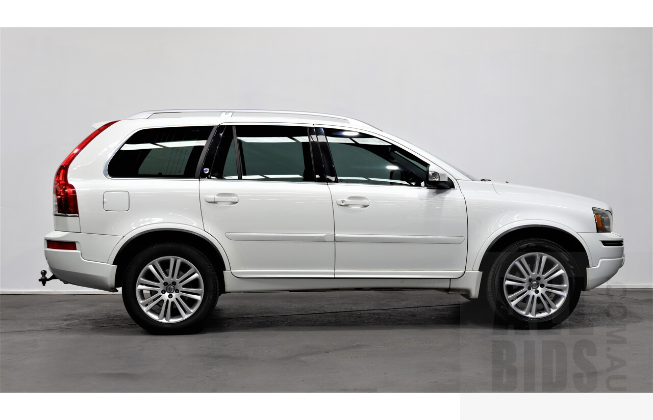 4/2013 Volvo XC90 D5 Executive MY12 4d Wagon White 2.4L