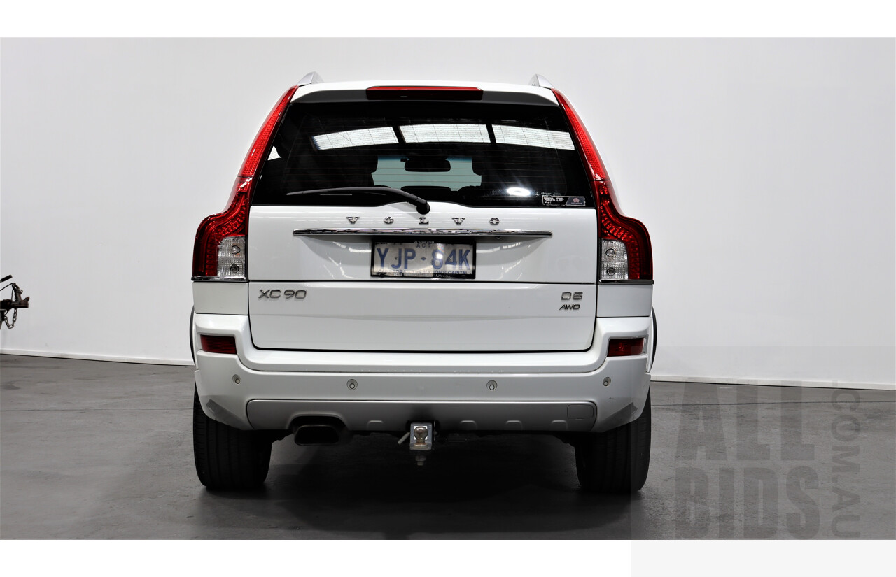 4/2013 Volvo XC90 D5 Executive MY12 4d Wagon White 2.4L