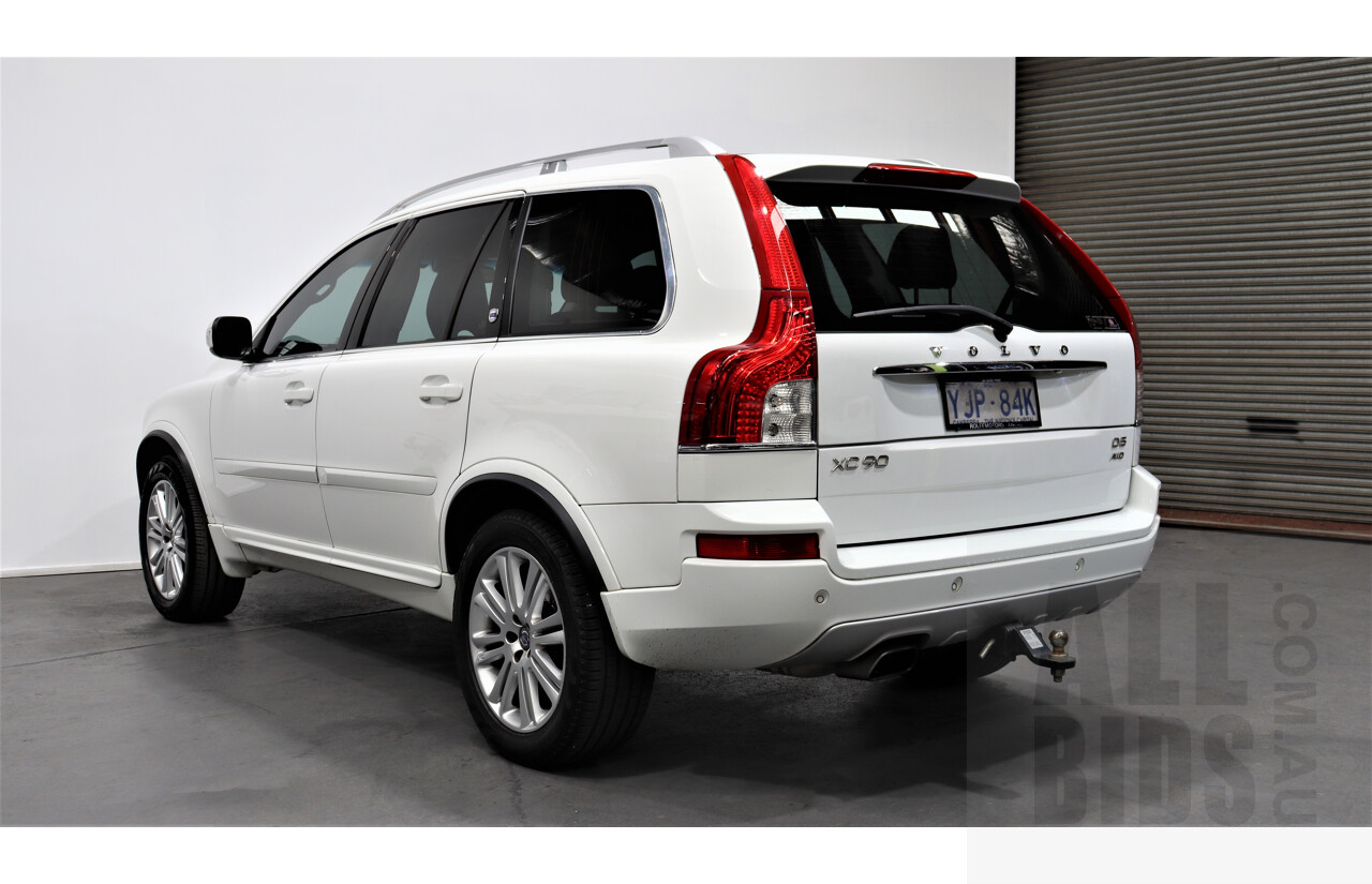 4/2013 Volvo XC90 D5 Executive MY12 4d Wagon White 2.4L