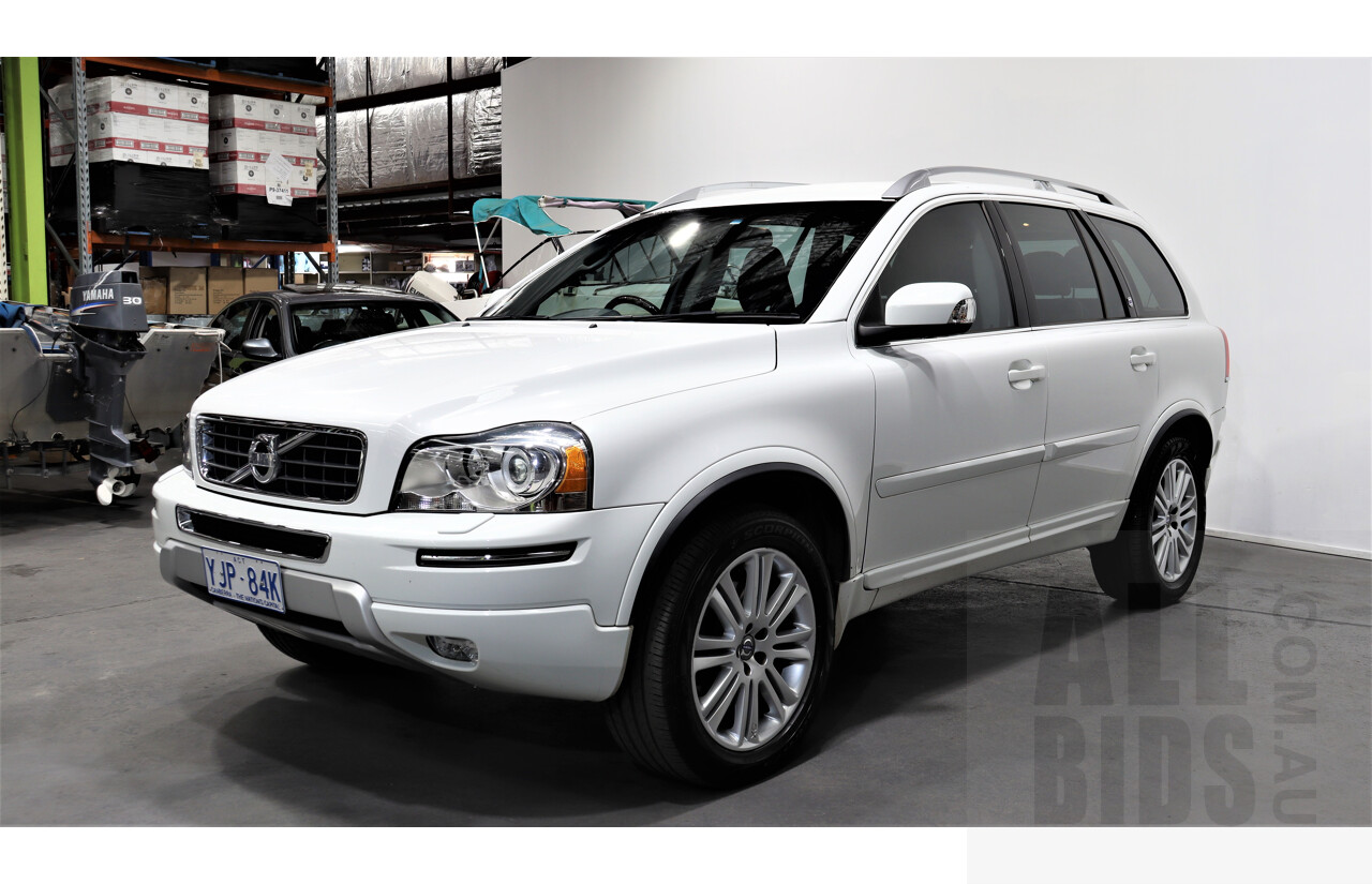 4/2013 Volvo XC90 D5 Executive MY12 4d Wagon White 2.4L