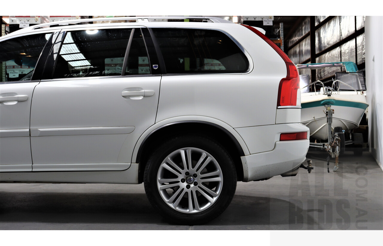 4/2013 Volvo XC90 D5 Executive MY12 4d Wagon White 2.4L