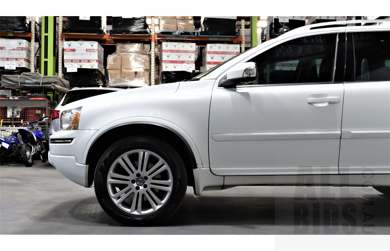 4/2013 Volvo XC90 D5 Executive MY12 4d Wagon White 2.4L