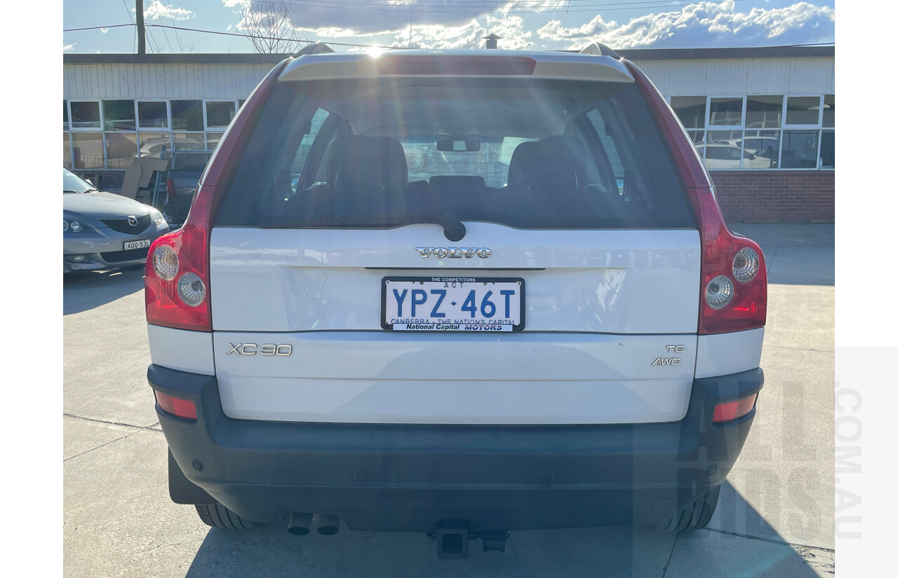 5/2006 Volvo XC90 T6 Lifestyle Edition (LE) MY06 4d Wagon White 2.9L