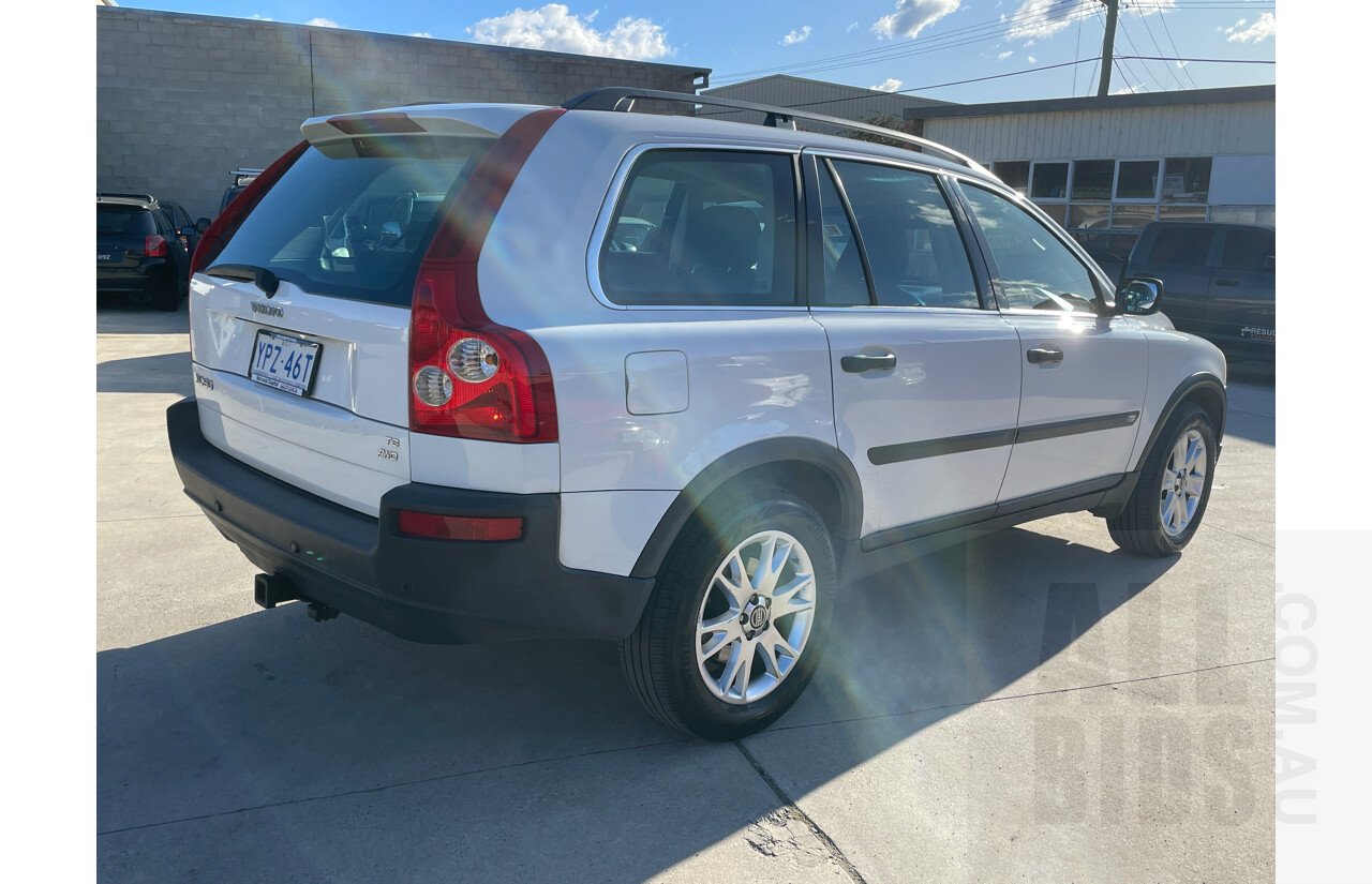 5/2006 Volvo XC90 T6 Lifestyle Edition (LE) MY06 4d Wagon White 2.9L